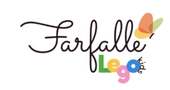 Logo de Farfalle LEGO Kids, terapia psicológica basada en LEGO